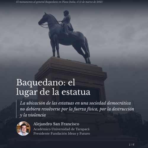 Baquedano: el lugar de la estatua