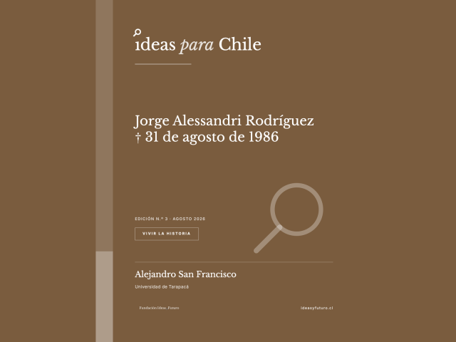 Portada de Jorge Alessandri Rodríguez † 31 de agosto de 1986